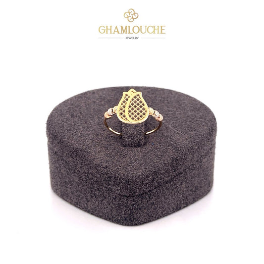 18K Gold Modern Ring