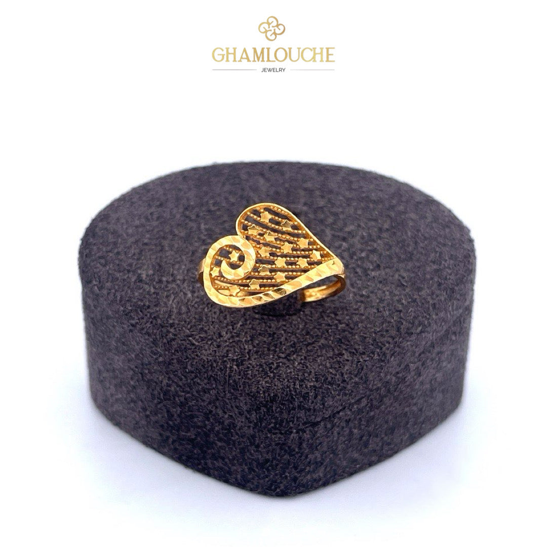 21K Gold Modern Ring