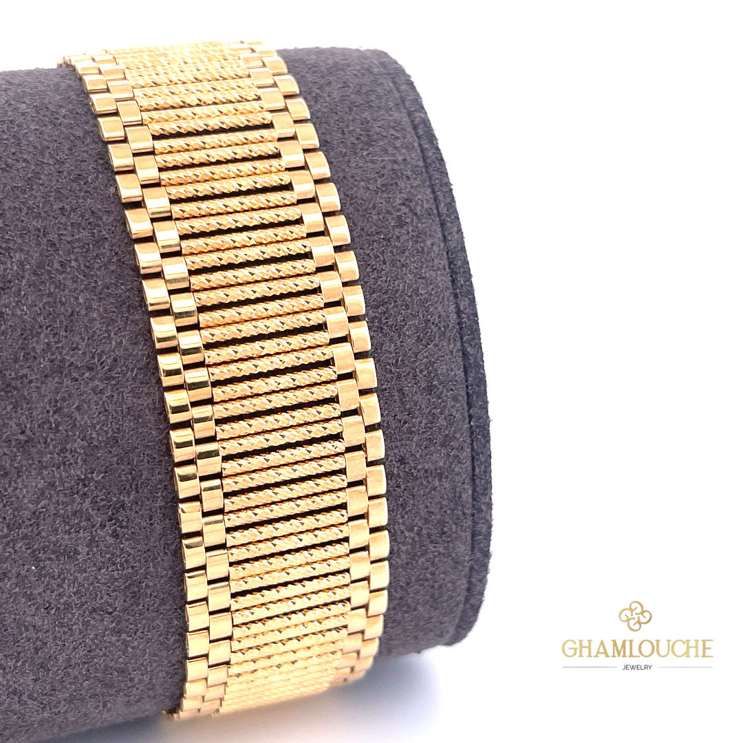 18K Italian Gold Modern Bracelet