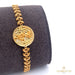 21K Gold Flower Modern Bracelet