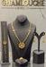 21K Gold Floral Set