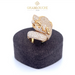 18K Gold Lioness Ring with Stones