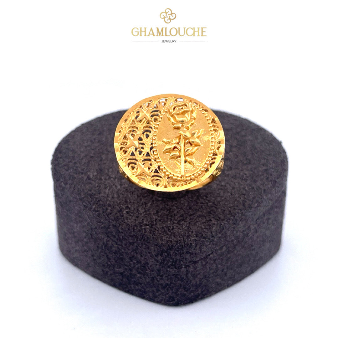 21K Gold Modern Ring