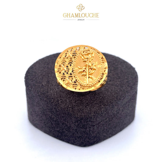 21K Gold Modern Ring