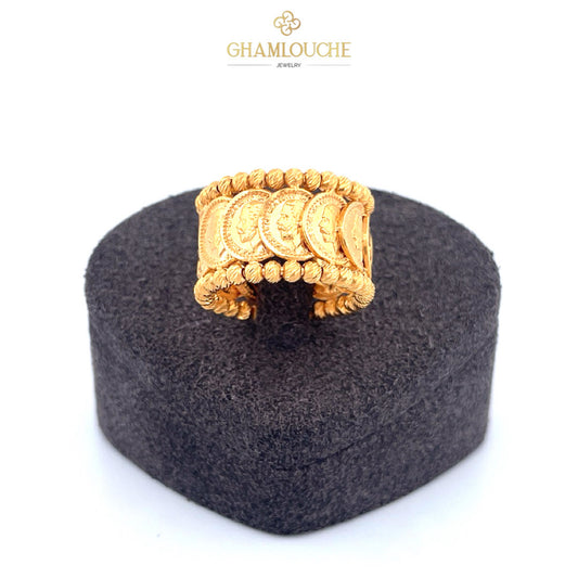 21K Gold Modern Ring