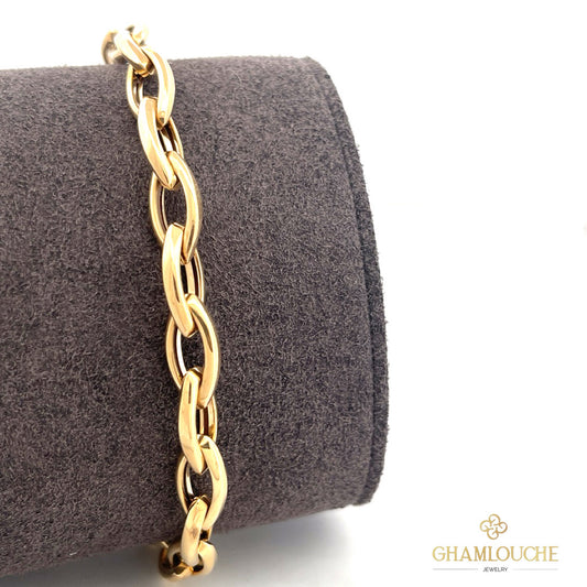 18K Italian Gold Modern Bracelet