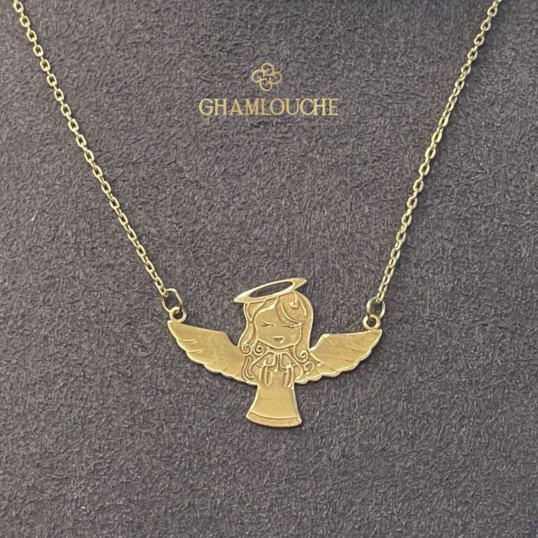18K Gold Kid’s Girl Necklace