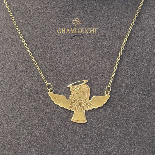 18K Gold Kid’s Girl Necklace