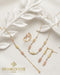 18K Italian Yellow , White and Rose Gold Set