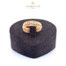 18K Italian Yellow, White and Rose Gold Ring