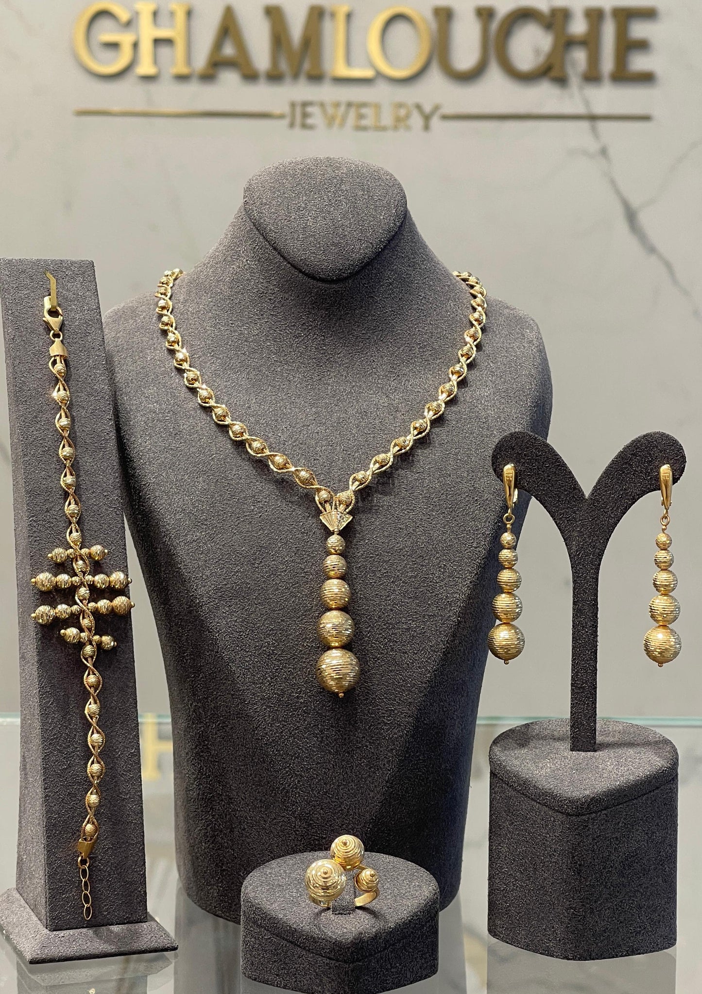 18K Italian Gold Set