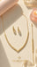 18K Gold V-Shaped Set