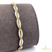 18K Italian Yellow and White Gold bracelet