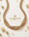 18K Gold Braided Mesh Necklace