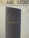 18K Gold Anklet with Enamel