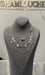 18K Gold Layered Necklace with Enamel