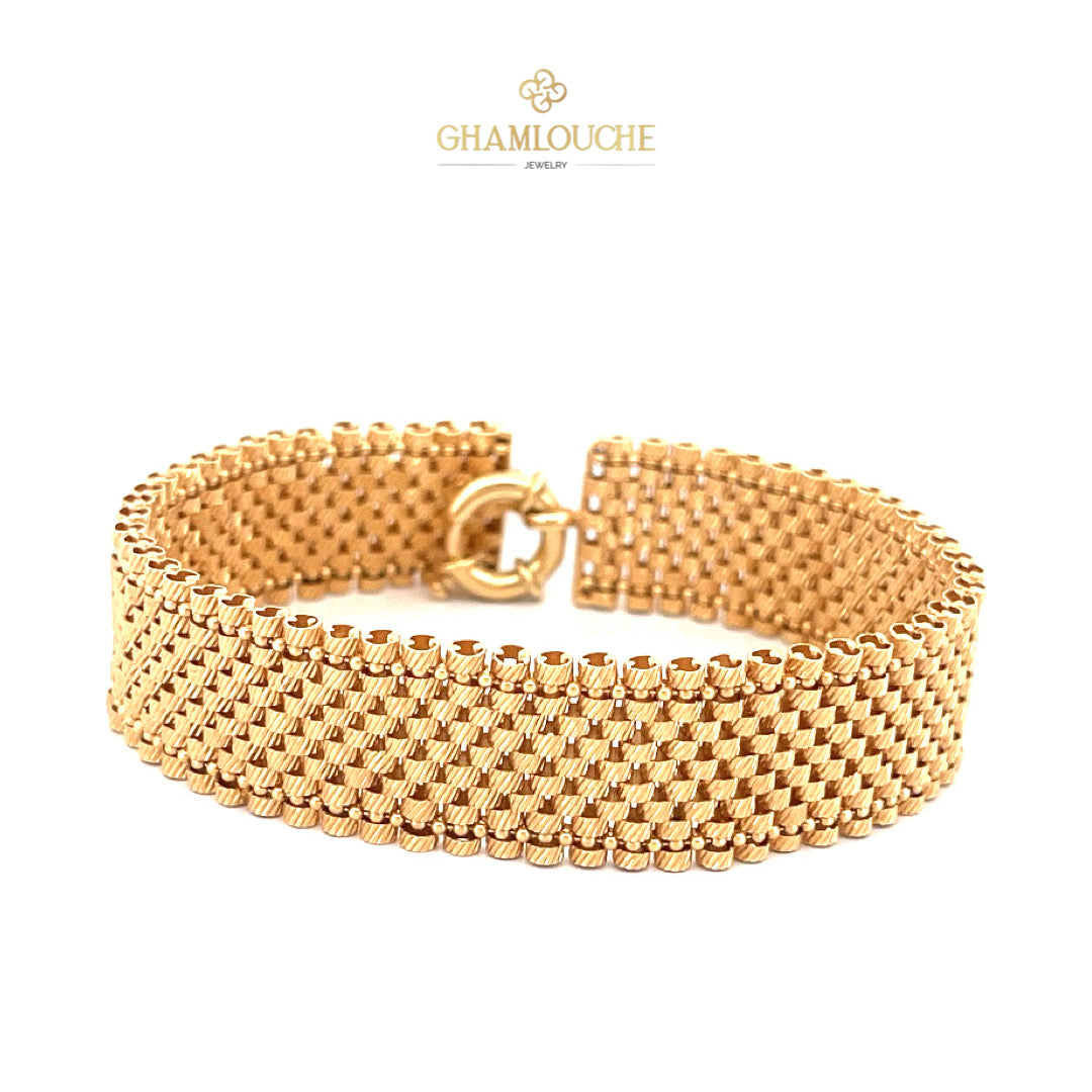 18K Italian Gold Modern Bracelet