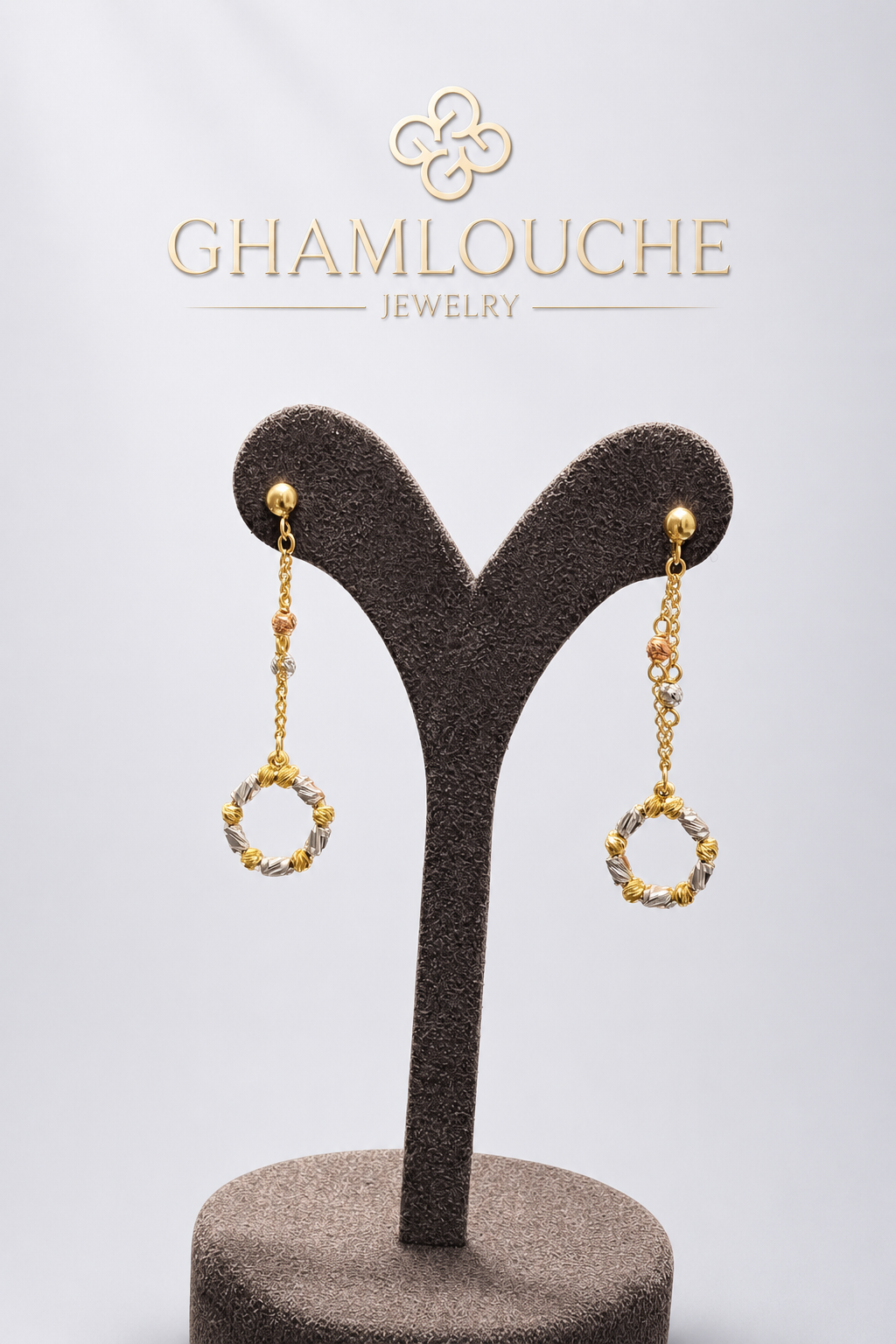 18K Gold Italian Earrings