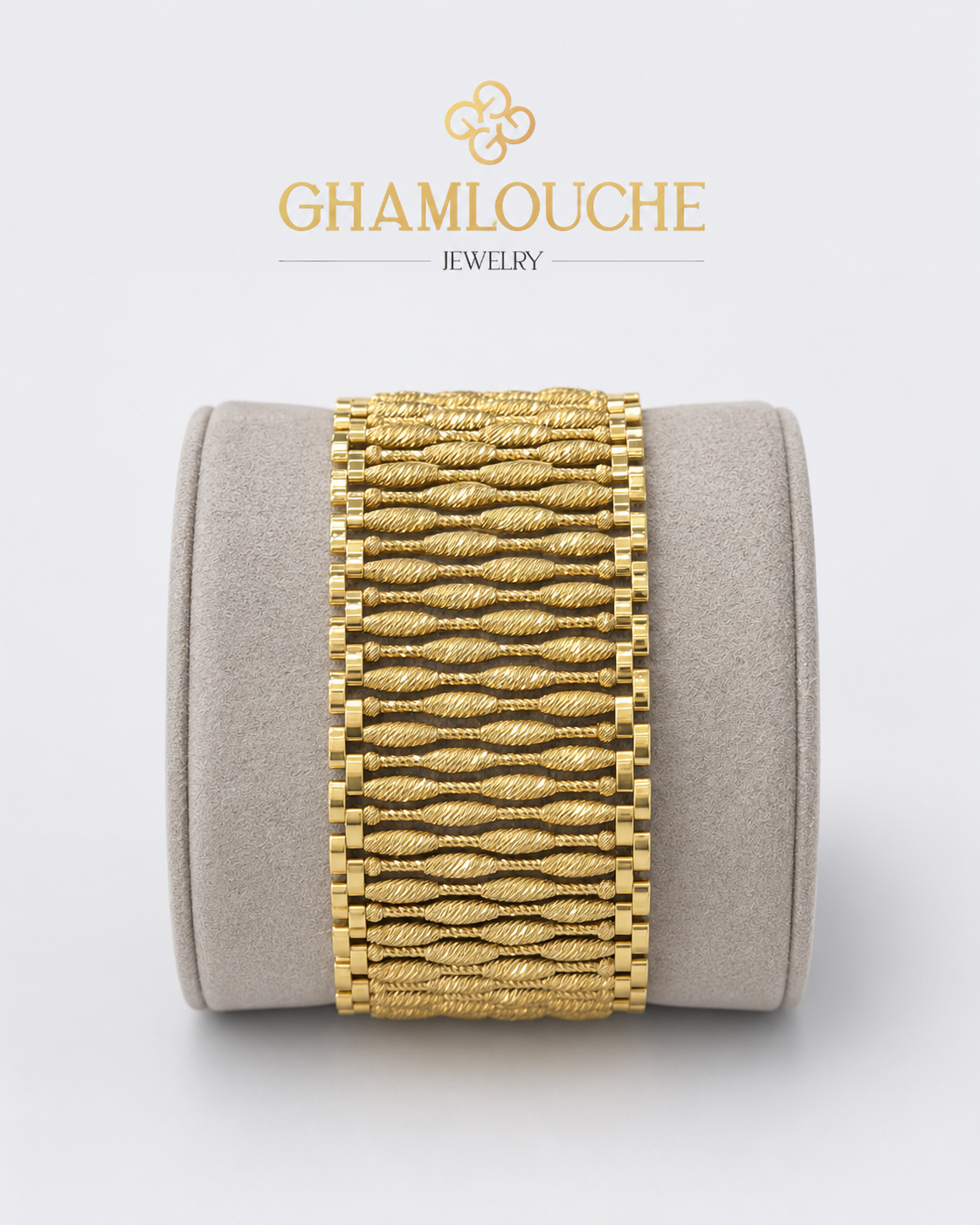18k Gold Large Bracelet