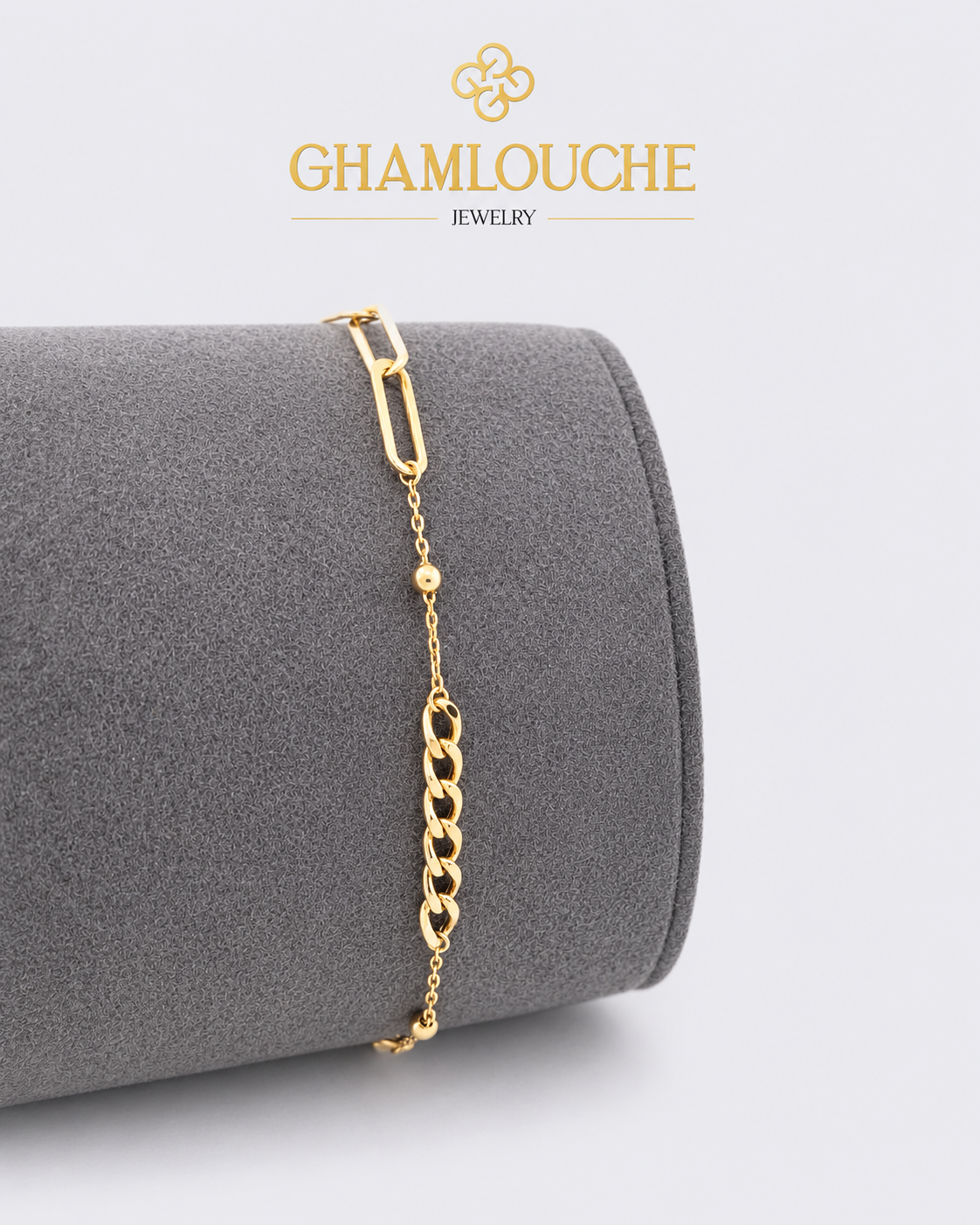 18k Gold Simple Bracelet