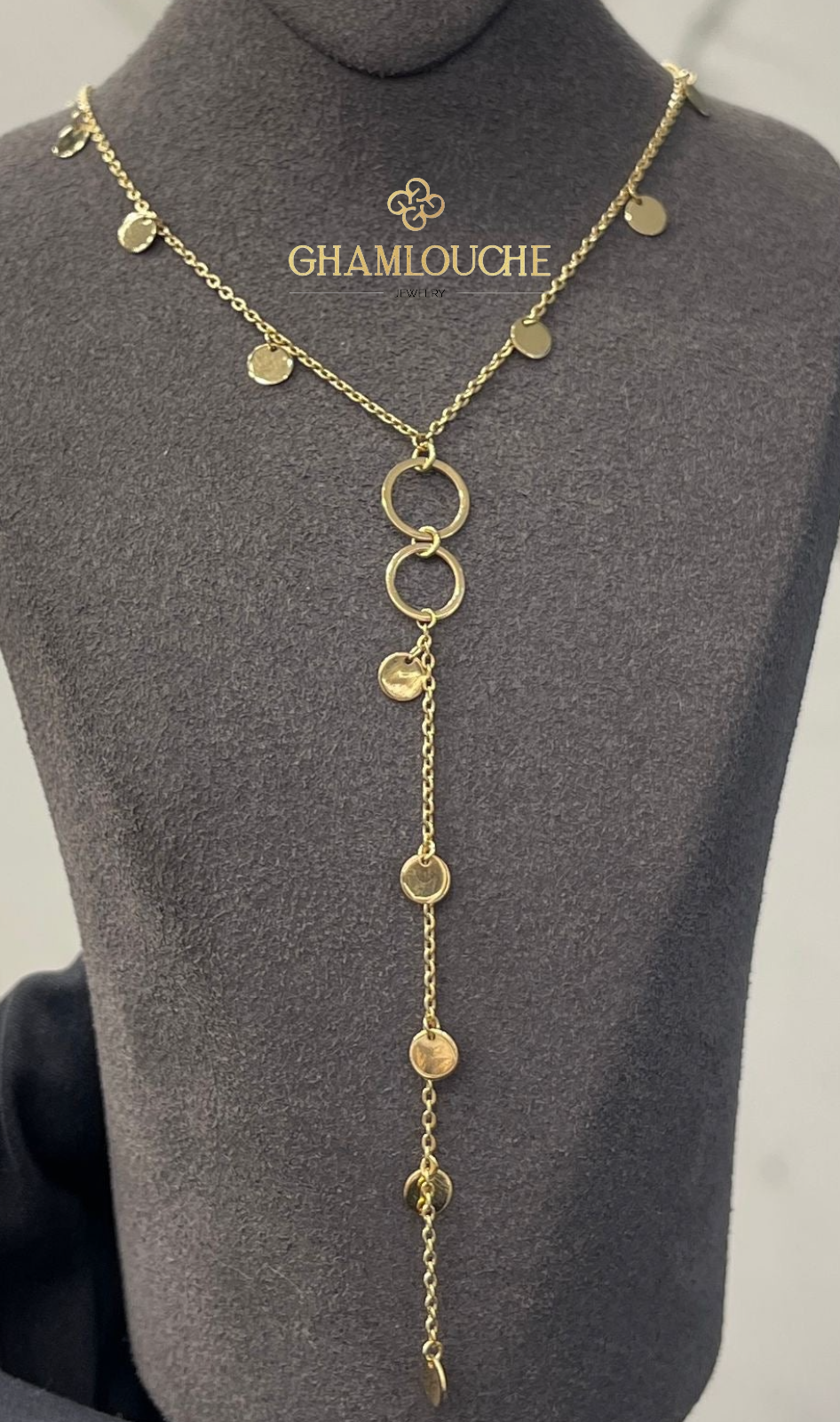 18K Gold Tassel Necklace