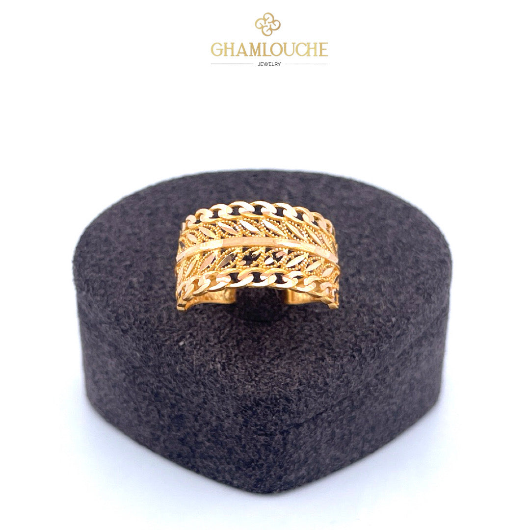 21K Gold Modern Ring