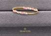 18K Gold Hearts Kid’s Girl Pin with Enamel