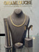18K Gold Wheat Motif Set