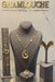 18K Gold Sculpted Teardrop Set