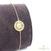 18K Gold ومن شرّ حاسدٍ اذا حَسد Bracelet with a Stone