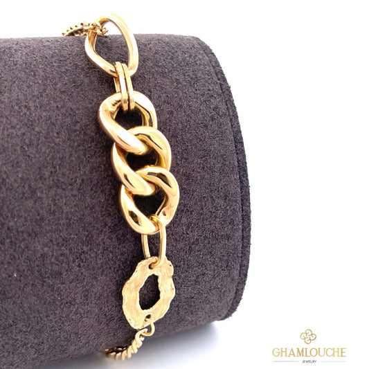 18K Gold Modern Bracelet