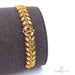 21K Gold Wheat Pattern Bracelet