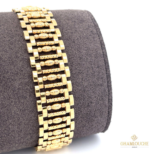 18K Italian Gold Modern Bracelet