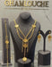 21K Gold Coin Motif Layered Floral Tassel Set