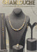 18k Italian Yellow , White and Rose Gold set