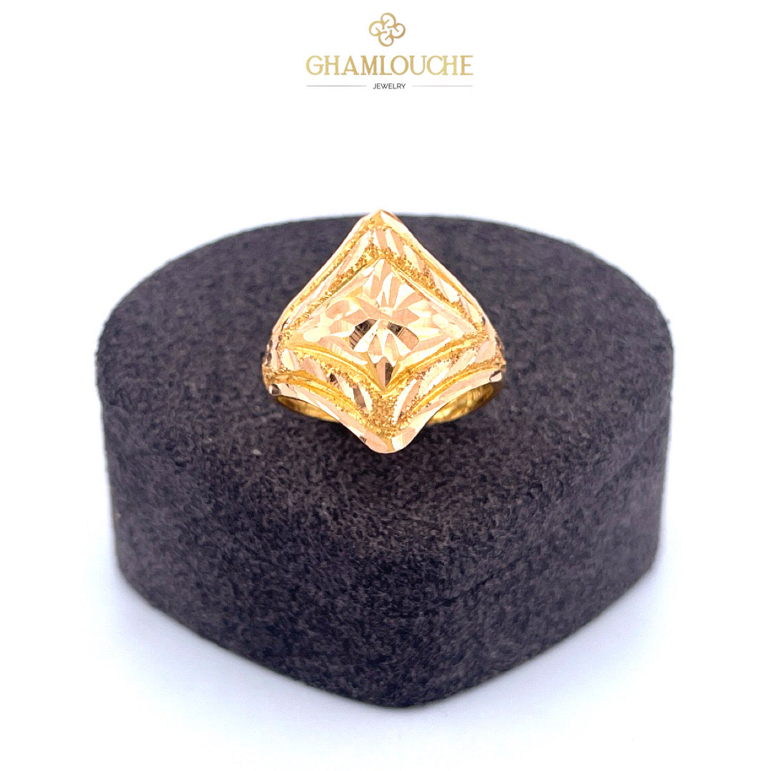 21K Gold Modern Ring