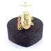 18K Gold فإن مع العسرِ يُسراً Modern Ring