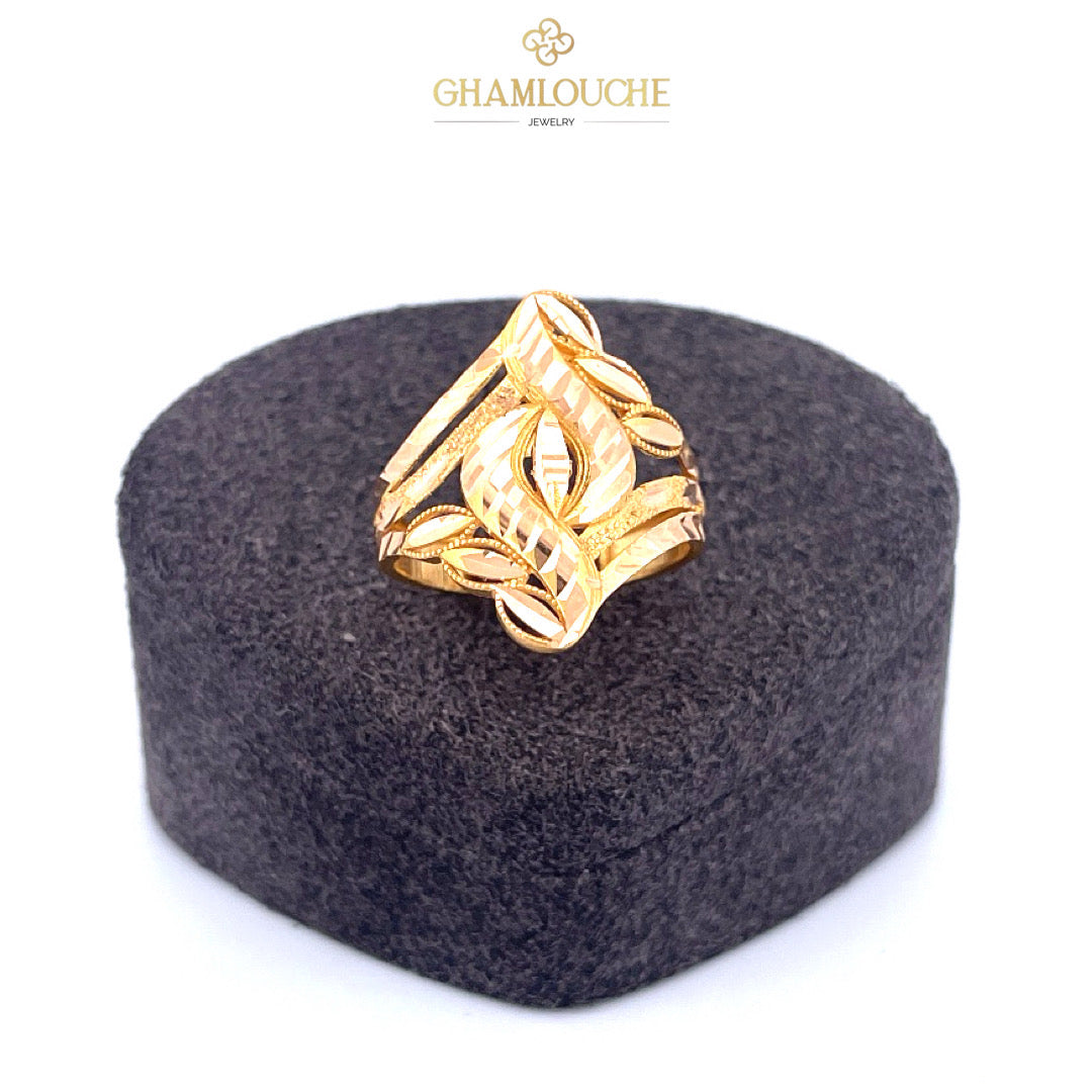 21K Gold Modern Ring