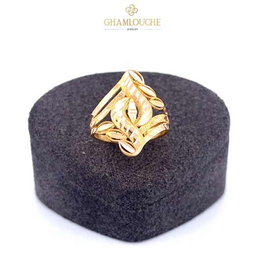 21K Gold Modern Ring