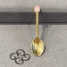 18K Gold Evil Eye Kid’s Spoon with Enamel