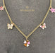 18K Gold Multi-Shapes Kid’s Girl Necklace with Enamel