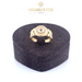 18K Gold Modern Ring with Stones