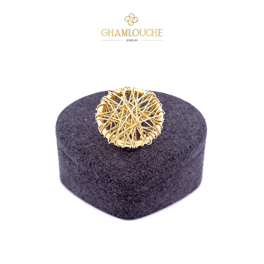 18K Gold Modern Ring