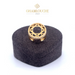 18K Gold Modern Ring with Stones