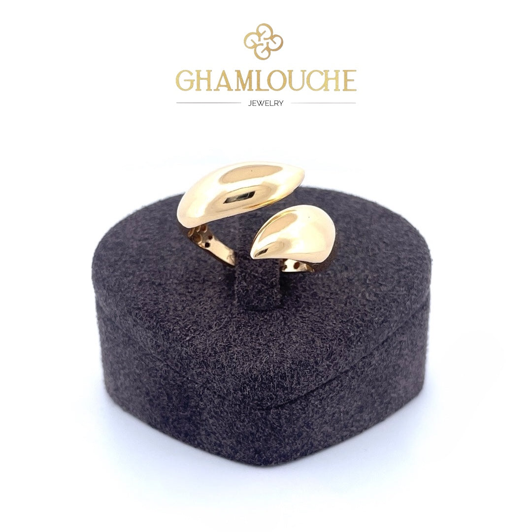 18K Gold Modern Ring