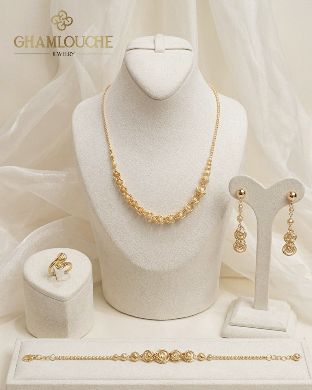 18K Italian Gold Set