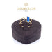 18K Modern Gold Ring with Enamel