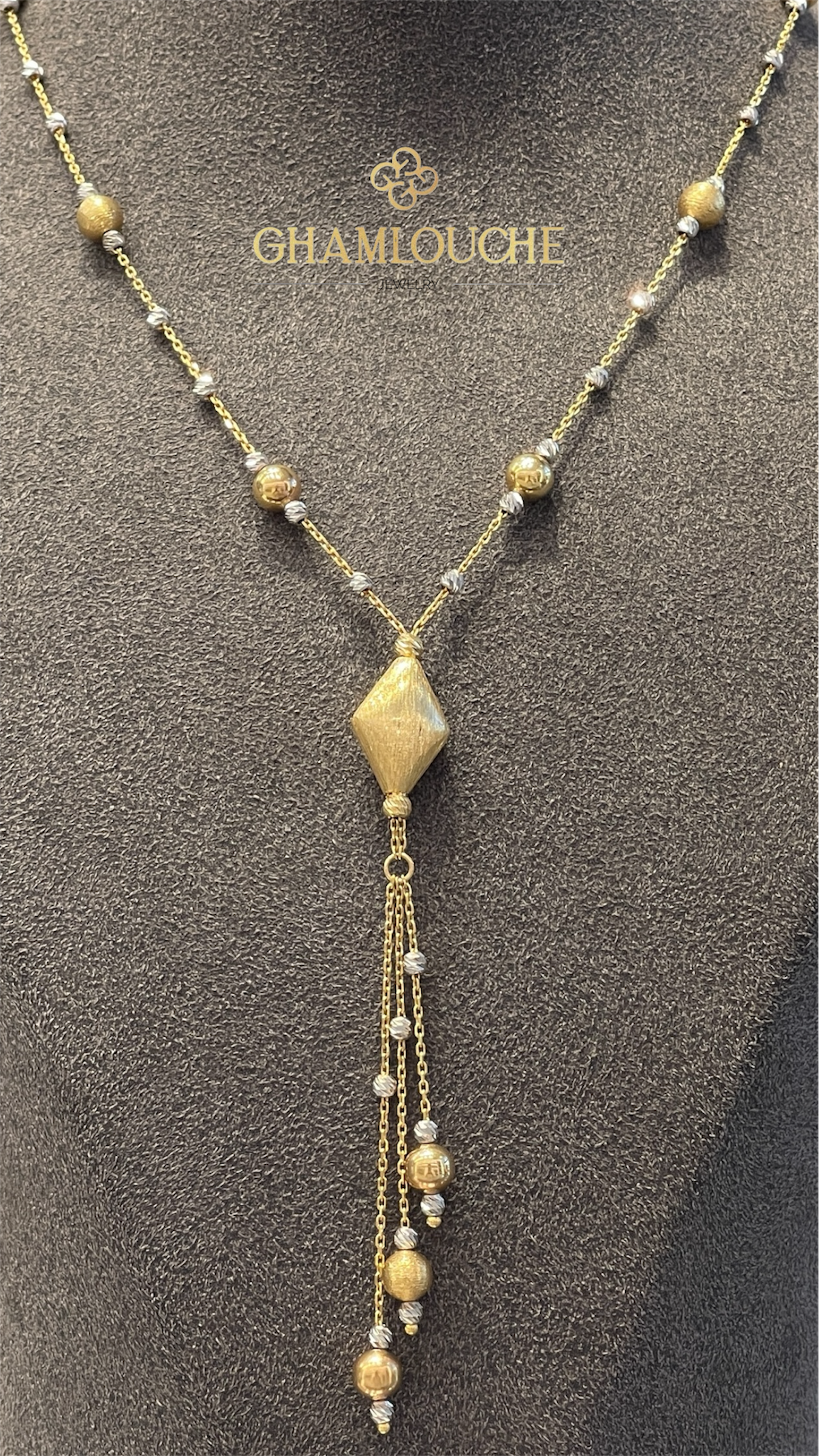18K Gold Tassel Necklace