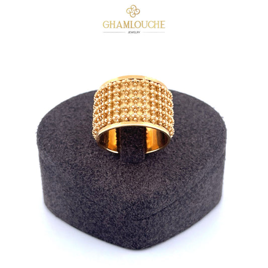 18K Gold Modern Ring