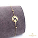 18K Gold Heart Simple Bracelet
